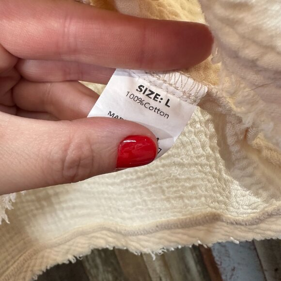 Like New Gauze Top SZ L/XL - Picture 2 of 7